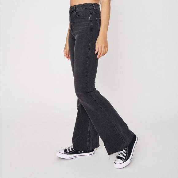 Garage High-Rise Flare jeans - Washed Black - size 5/27 - Picture 3 of 5